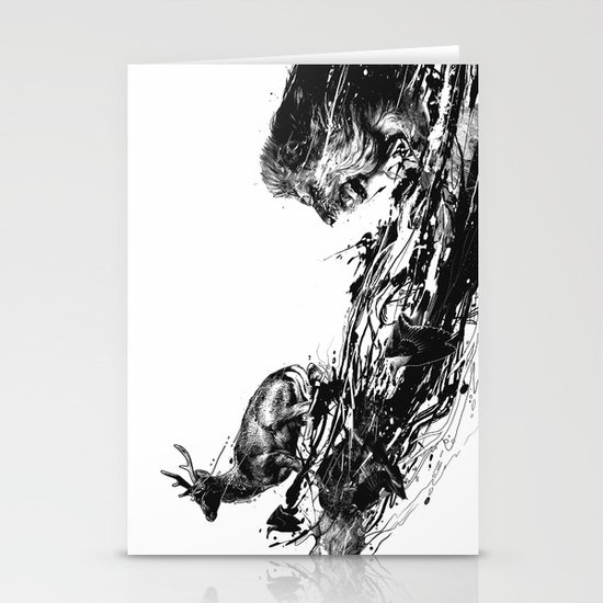 Intense Chasing Stationery Cards