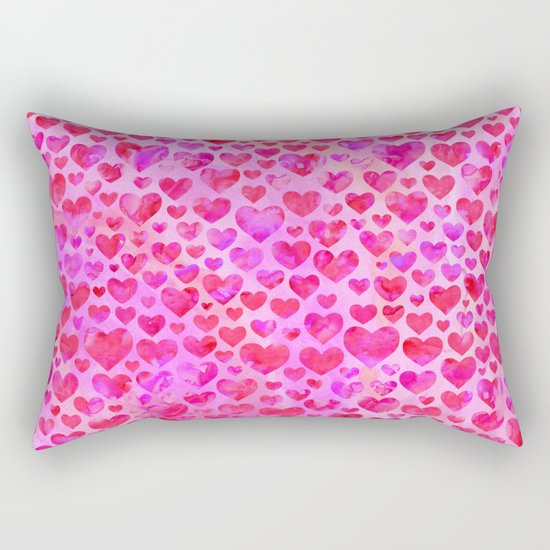 Heart Pattern 02 Rectangular Pillow