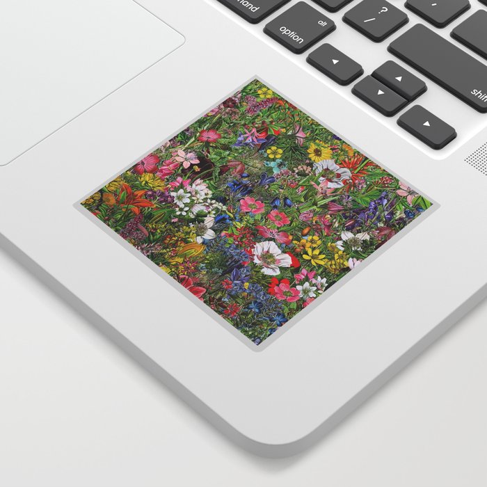 Botanical Bloom Nature Wildflower Sticker