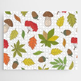 Thanksgiving Pattern Jigsaw Puzzle