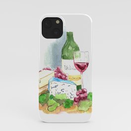 Wine & Cheese iPhone Case