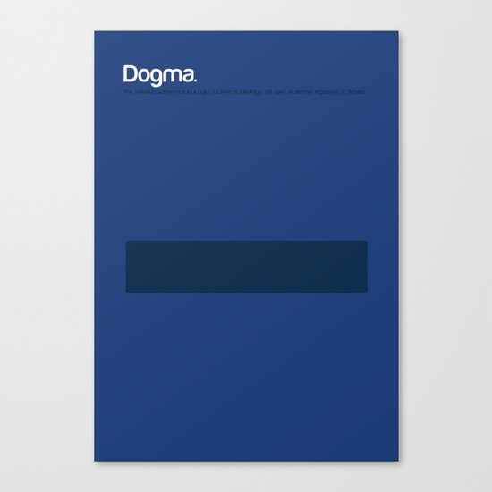 Dogma Canvas Print