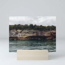 Pictured Rocks I Mini Art Print