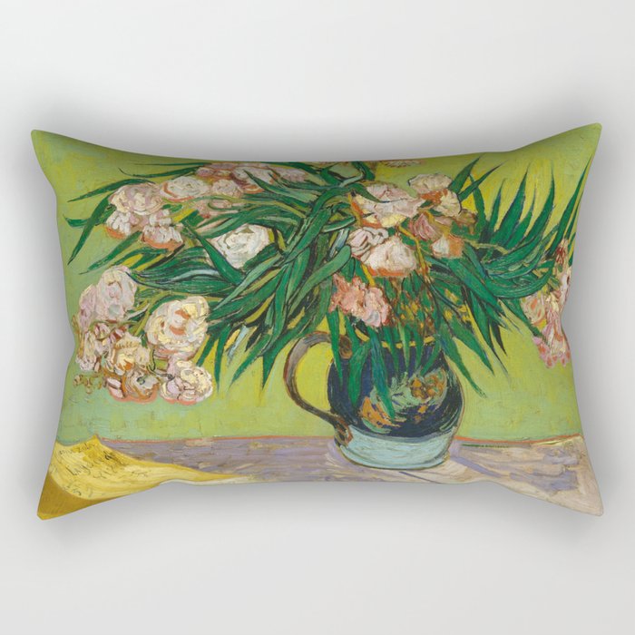 Vincent van Gogh "Oleanders" Rectangular Pillow