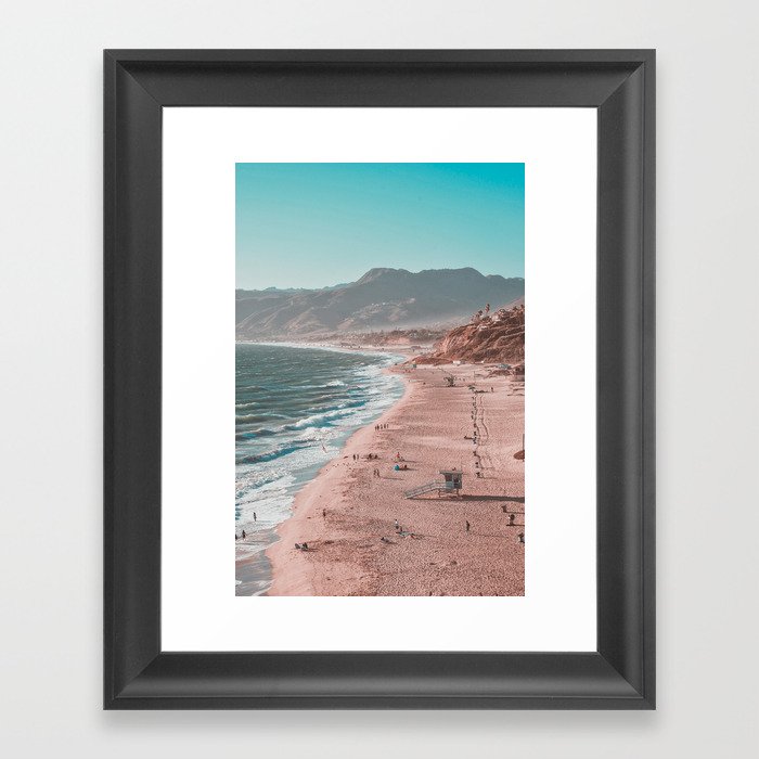 Malibu California Framed Art Print
