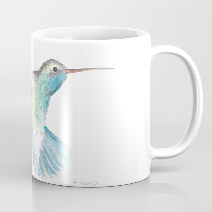Hummingbird Water Color Coffee Mug