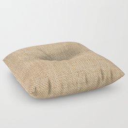 Burlap Fabric Floor Pillow