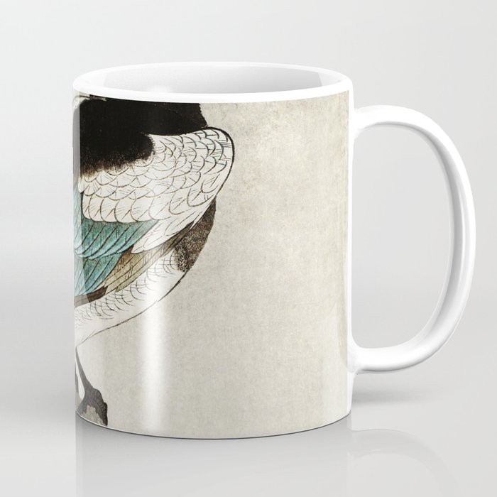 Magpie Birds Traditional Japanese Wildlife Coffee Mug