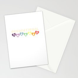 Occupational Therapist COTA Occupational Therapy Stationery Cards