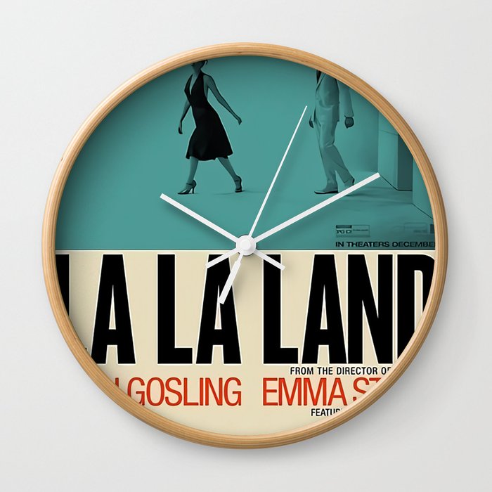 la la land print   Wall Clock