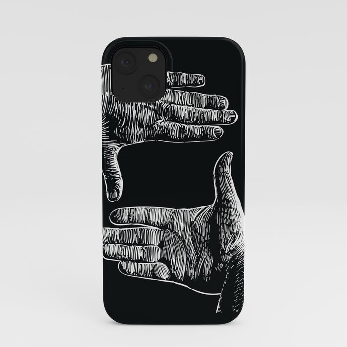 hands framing iPhone Case