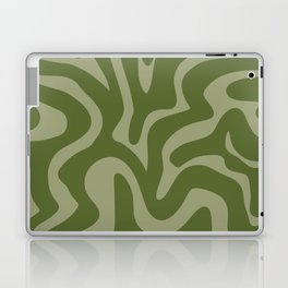 15 Abstract Liquid Swirly Shapes 220725 Valourine Digital Design Laptop Skin