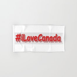  "#iLoveCanada" Cute Design. Buy Now Hand & Bath Towel