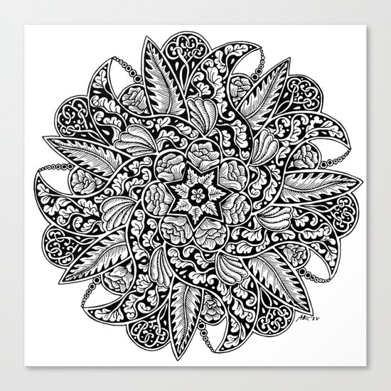 Ornament mandala Canvas Print