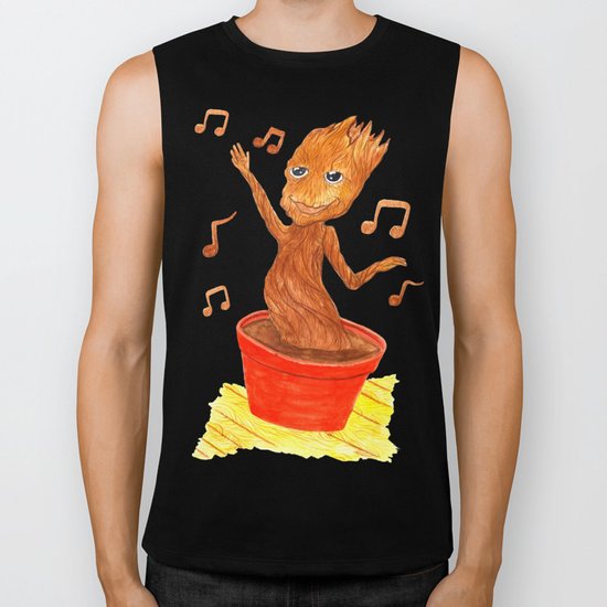 Baby Groot Biker Tank