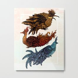Legendary Birds Metal Print