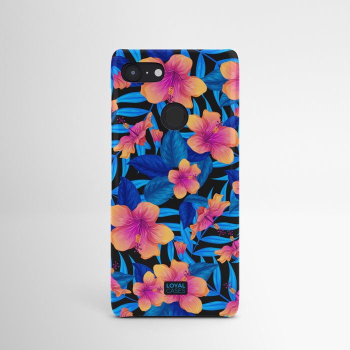 Neon Flowers Android Case