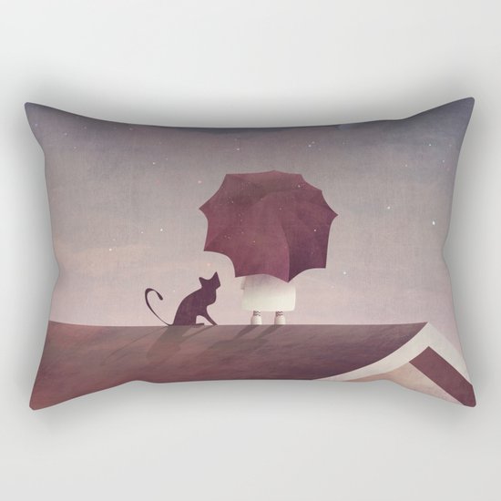 Twin Moon Rectangular Pillow