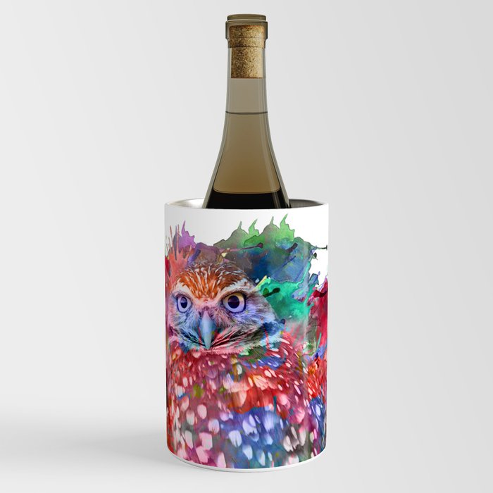 Rainbow owl Wine Chiller
