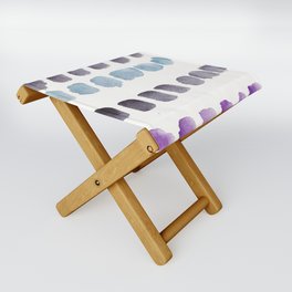 24  Minimalist Art 220419 Abstract Expressionism Watercolor Painting Valourine Design  Folding Stool