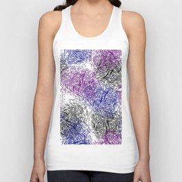 finger prints pattern abstract Tank Top