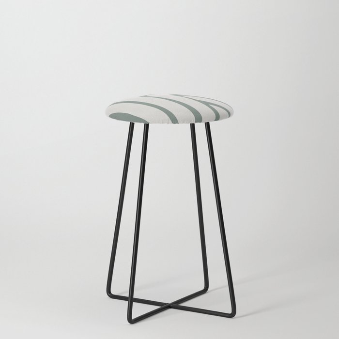 Abstract Stripes LXVI Counter Stool