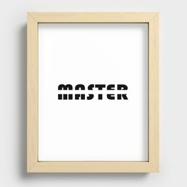 Master  Recessed Framed Print