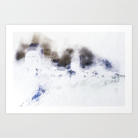 Visby Ringwall, Gotland Art Print