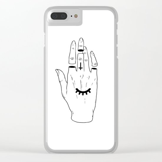 Occult Hand Clear iPhone Case