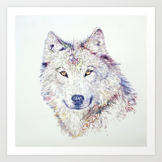 “Homo homini lupus est.” Art Print