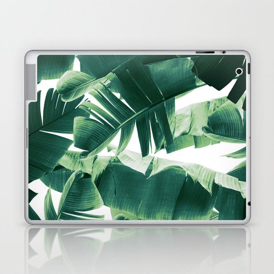 Banana Leaves Summer Jungle #1 #tropical #wall #art #society6 Laptop & iPad Skin