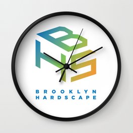 Brooklyn Hardscape Apparel Wall Clock