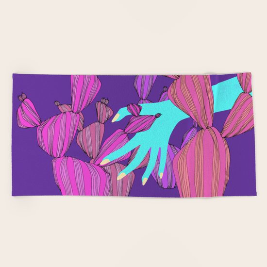 cold inside Beach Towel