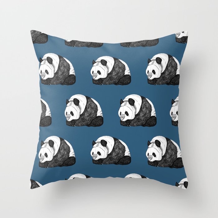 Pandas Throw Pillow