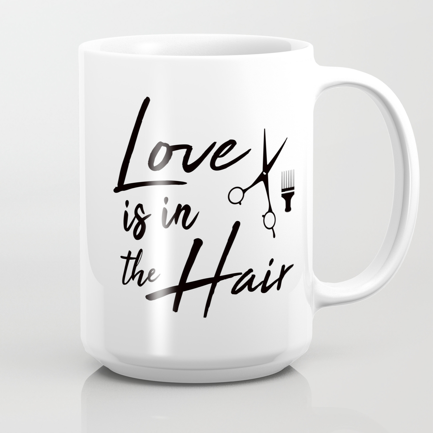 Love Is In The Hair Coffee Mug By Socoart Society6