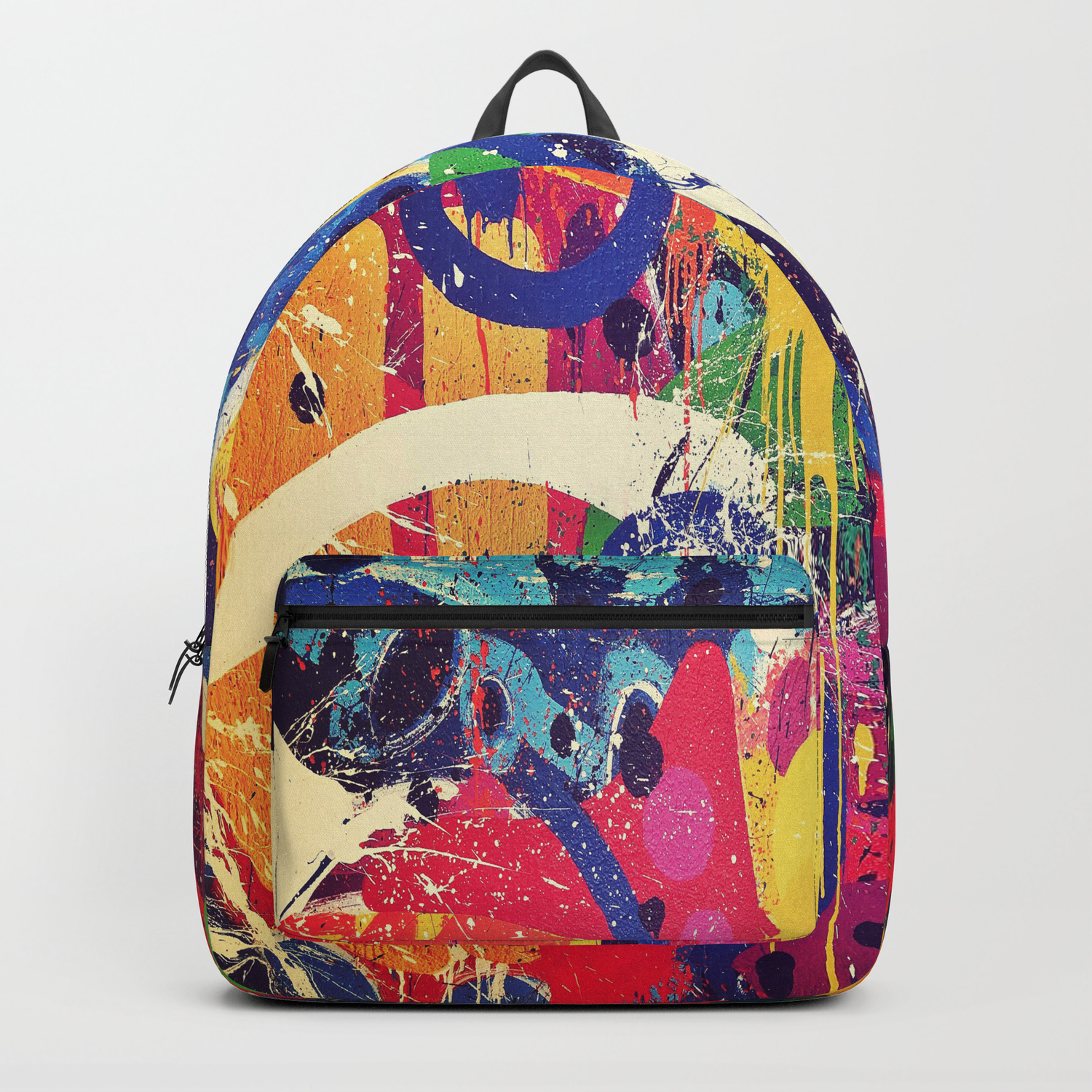 Street Art Paint Splatter 2 Backpack By Alisonhgross