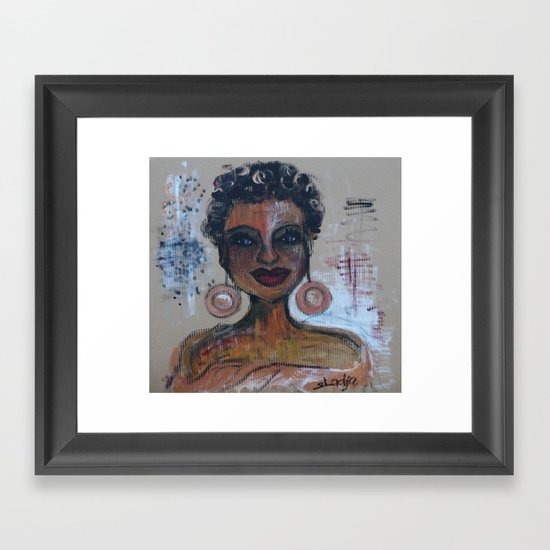 Diva Framed Art Print