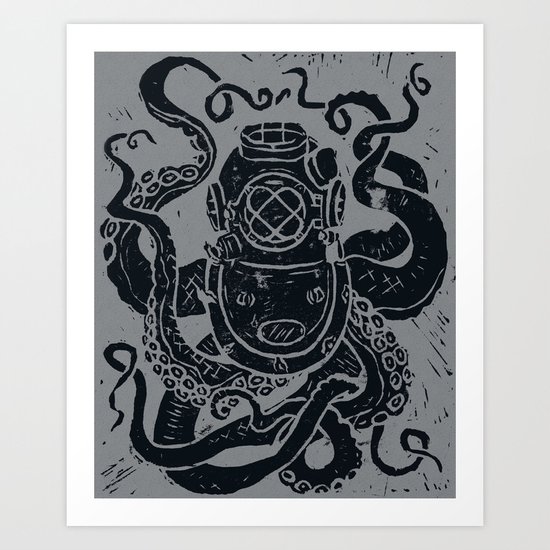 reversible octopus grey and white