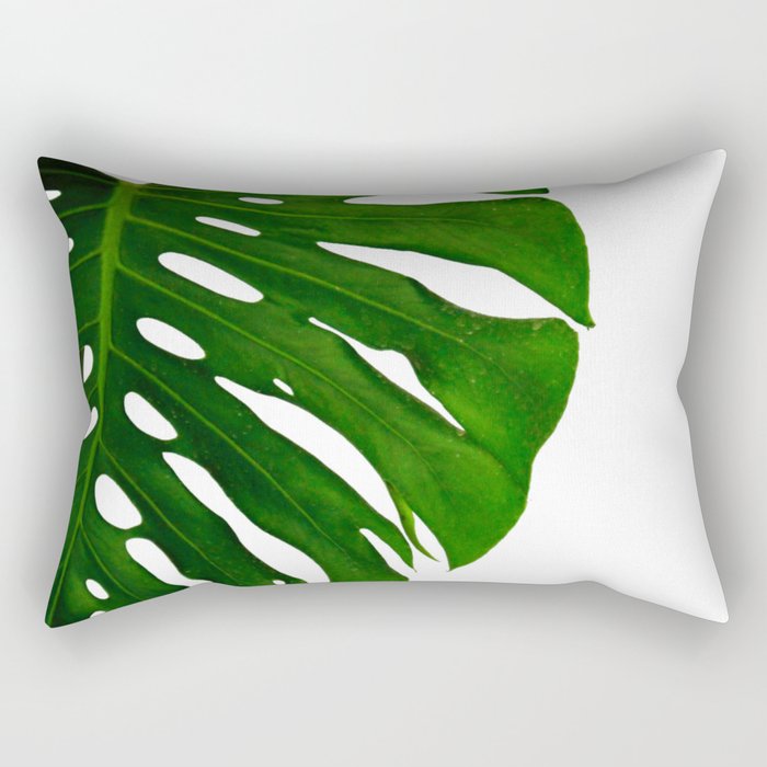 Banana Leaf (Color) Rectangular Pillow