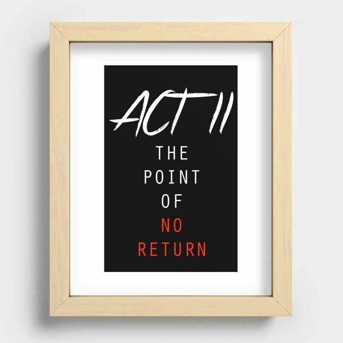 ACT II Recessed Framed Print
