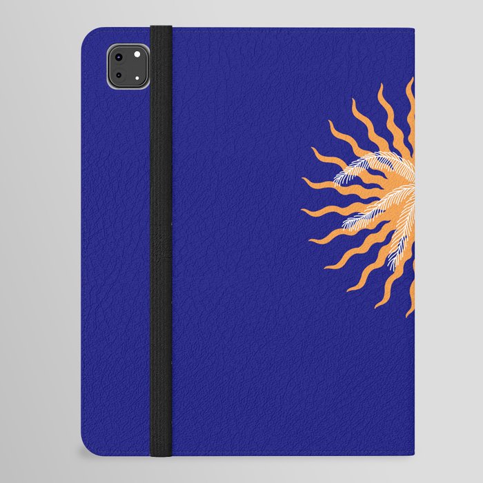BLUE Palm Tree iPad Folio Case