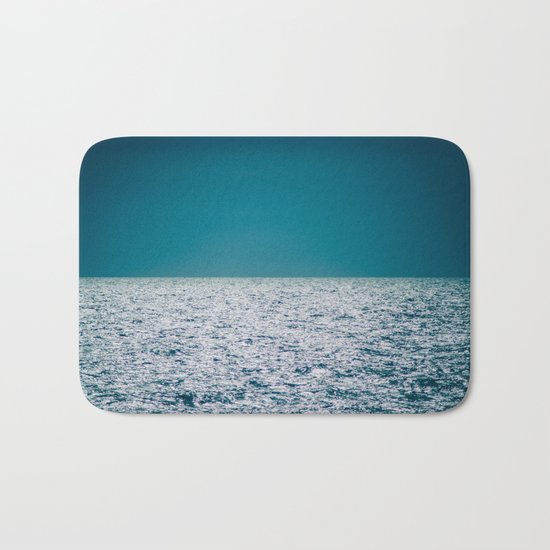 The Ocean Kissing The Shoreline Bath Mat