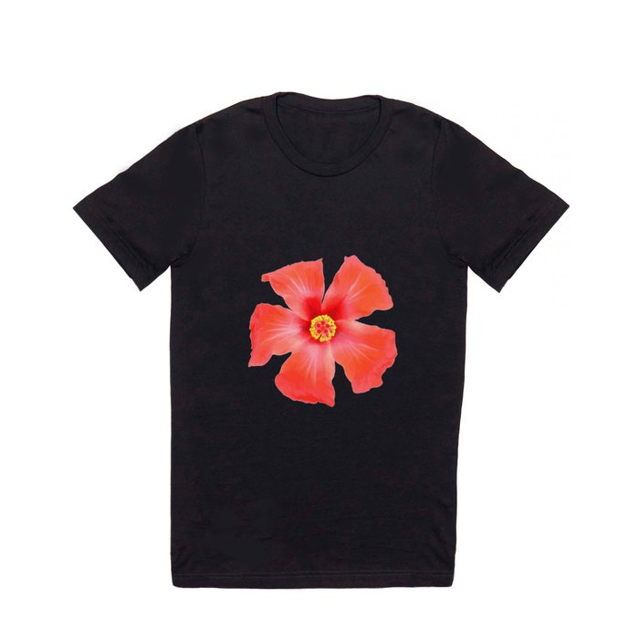 Tropical Hibiscus Flower Vector T Shirt