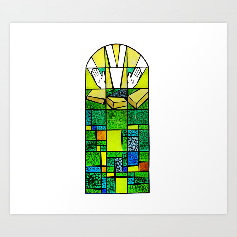 Abstract Qubism Square Resurrection Easter Sunday Tomb Jesus
