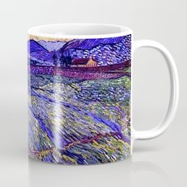 Lavender Fields with Rising Sun by Vincent van Gogh Mug