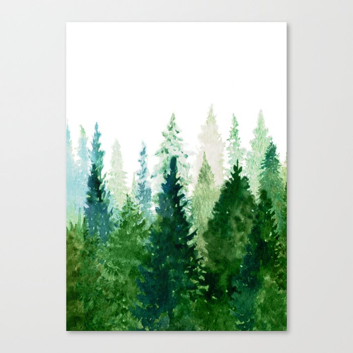 Pine Trees 2 Canvas Print