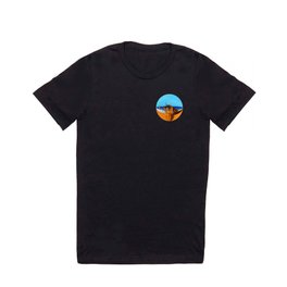 Refugio T Shirt | Nature, Sky, Bamboo, Water, Vintage, Blue, Jortecrioni, Digital Manipulation, Digital, Sand 