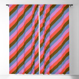 Abstraction_NEW_STRIPE_SWEET_LINE_LOVE_POP_ART_1127A Blackout Curtain