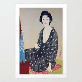 Woman in a Summer Garment by Hashiguchi Goyo, 1920 Art Print