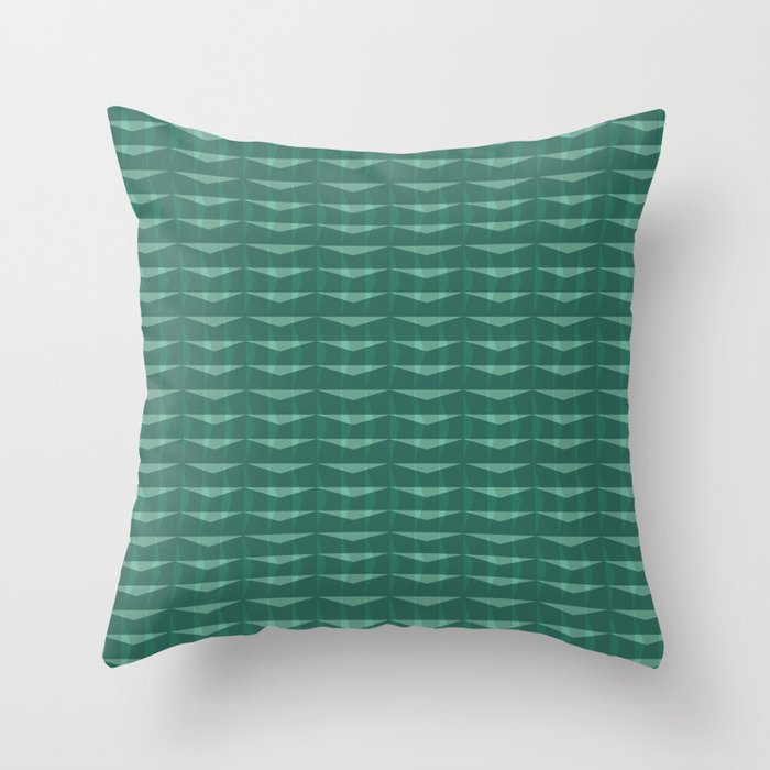 Wavy ripple Pattern Throw Pillow